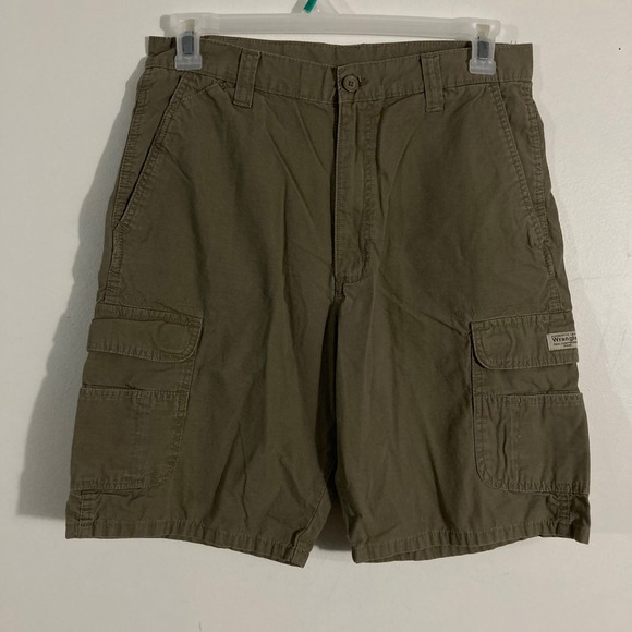 Wrangler Other - Wrangler Cargo Shorts Mens 30 Brown Ripstop Authentic Issue‎ Utility